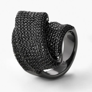 W.KRUK Pierścionek srebrny Meteory