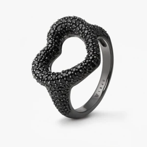 W.KRUK Pierścionek srebrny Meteory