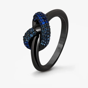 W.KRUK Pierścionek srebrny Meteory