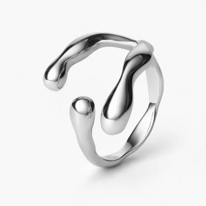 W.KRUK Pierścionek srebrny Modern