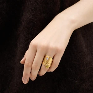 W.KRUK Pierścionek srebrny Motyle