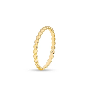 W.KRUK - Pierścionek srebrny pozłacany