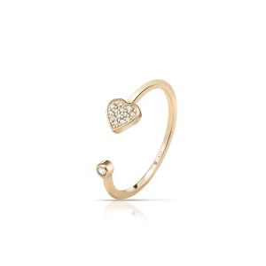 W.KRUK Pierścionek srebrny pozłacany W.KRUK