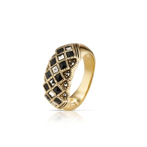 W.KRUK Pierścionek srebrny Royal