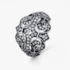 W.KRUK Pierścionek srebrny Royal Star