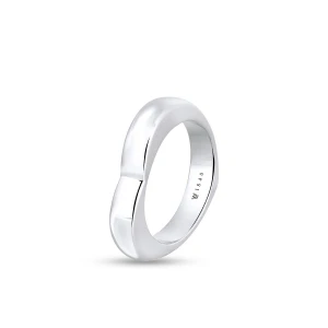 W.KRUK Pierścionek srebrny w kształcie serca