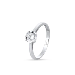 W.KRUK - Pierścionek srebrny z cyrkonią