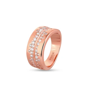 W.KRUK - Pierścionek srebrny z cyrkoniami