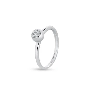 W.KRUK - Pierścionek srebrny z cyrkoniami