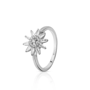 W.KRUK - Pierścionek srebrny z cyrkoniami