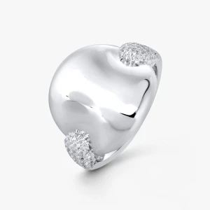 W.KRUK Pierścionek srebrny z cyrkoniami