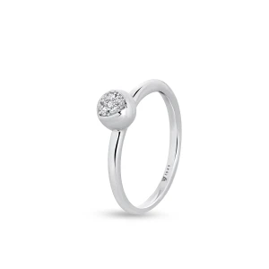 W.KRUK Pierścionek srebrny z cyrkoniami