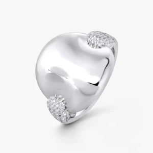 W.KRUK Pierścionek srebrny z cyrkoniami