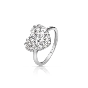 W.KRUK - Pierścionek srebrny z cyrkoniami Emblems