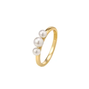 W.KRUK Pierścionek z perłami Picky Pica Aloha