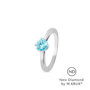 W.KRUK Pierścionek zaręczynowy złoty Doskonały