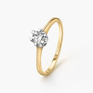 W.KRUK - Pierścionek zaręczynowy złoty Jedyny