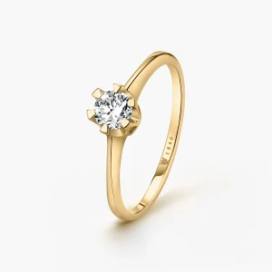 W.KRUK - Pierścionek zaręczynowy złoty Jedyny