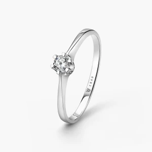 W.KRUK - Pierścionek zaręczynowy złoty Jedyny