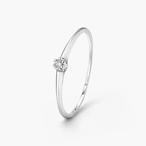 W.KRUK Pierścionek zaręczynowy złoty Jedyny