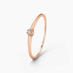 W.KRUK Pierścionek zaręczynowy złoty Jedyny