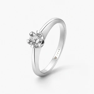 W.KRUK Pierścionek zaręczynowy złoty Jedyny