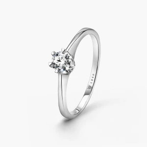 W.KRUK Pierścionek zaręczynowy złoty Jedyny