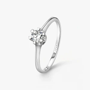 W.KRUK Pierścionek zaręczynowy złoty Jedyny