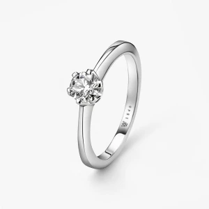 W.KRUK Pierścionek zaręczynowy złoty Jedyny