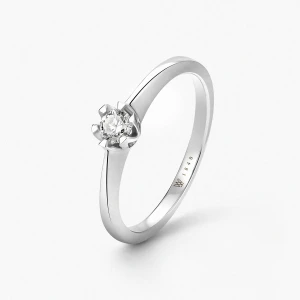 W.KRUK Pierścionek zaręczynowy złoty Jedyny