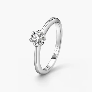 W.KRUK Pierścionek zaręczynowy złoty Jedyny