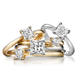 W.KRUK - Pierścionek zaręczynowy złoty Niezwykły