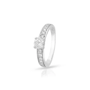 W.KRUK - Pierścionek zaręczynowy złoty Szczęśliwy - 0,5 ct