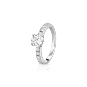 W.KRUK - Pierścionek zaręczynowy złoty Szczęśliwy