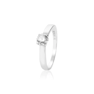 W.KRUK - Pierścionek zaręczynowy złoty Szczęśliwy