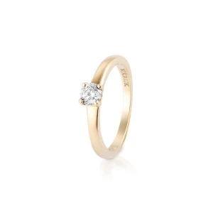 W.KRUK Pierścionek zaręczynowy złoty Szczęśliwy