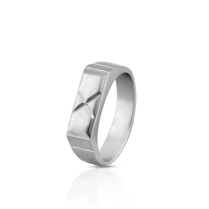 W.KRUK Pierścionek stalowy