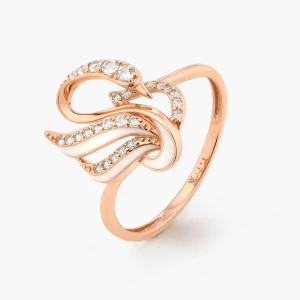 W.KRUK - Pierścionek złoty Balerina