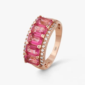 W.KRUK Pierścionek złoty Diva