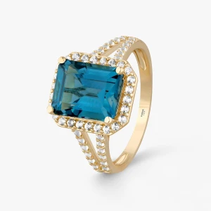 W.KRUK Pierścionek złoty Diva