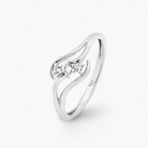 W.KRUK Pierścionek złoty Follow