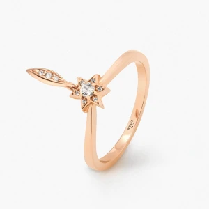 W.KRUK Pierścionek złoty Follow