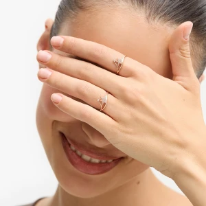 W.KRUK Pierścionek złoty Follow