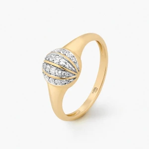 W.KRUK Pierścionek złoty Follow