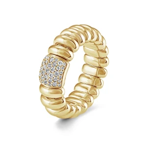 W.KRUK Pierścionek złoty HULCHI BELLUNI