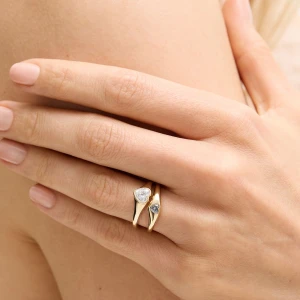 W.KRUK - Pierścionek złoty Lollipop