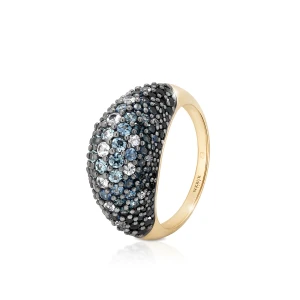 W.KRUK Pierścionek złoty Lunapark