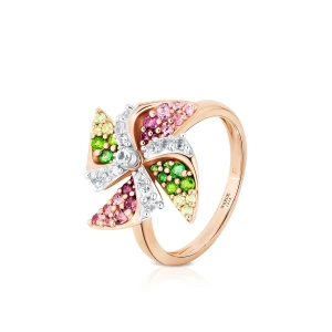 W.KRUK Pierścionek złoty Lunapark