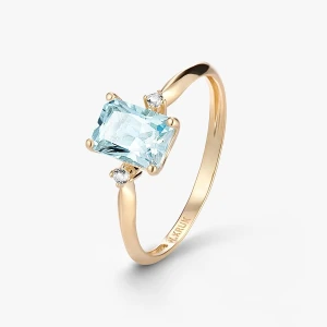 W.KRUK Pierścionek złoty Maria Antonina