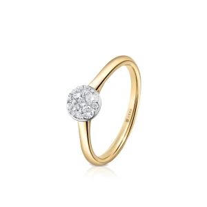 W.KRUK Pierścionek złoty Mirage